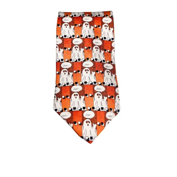Halloween Novelty Silk Necktie - Picture 12 of 12